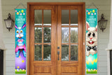 Easter Party Supplies-Happy Easter Porch Sign Banner