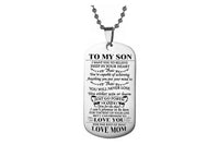 To My Son Daughter Inspirational Necklace Gift