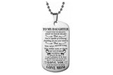 To My Son Daughter Inspirational Necklace Gift