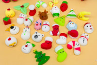 Christmas 24 Days Countdown Advent Calendar with Rubber Toys