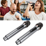 2Pcs Set Wireless Rechargeable Handheld Microphone