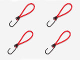 4Pcs Outdoor Camping Tent Elastic Cords with Hooks