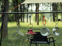 4Pcs Outdoor Camping Tent Elastic Cords with Hooks