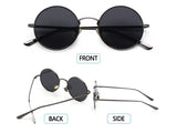 Punk Retro Round Frame Sunglasses–Bold and Stylish Vintage Look!
