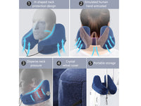 Travel Neck Pillow with Hat – Inflatable & Detachable Design!
