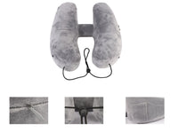 Travel Neck Pillow with Hat – Inflatable & Detachable Design!