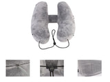 Travel Neck Pillow with Hat – Inflatable & Detachable Design!