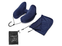 Travel Neck Pillow with Hat – Inflatable & Detachable Design!