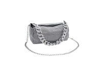 Women Allover Rhinestone Mini Crossbody Bag