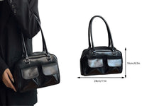 Women Pu Leather Underarm Bag Business Shoulder Bag