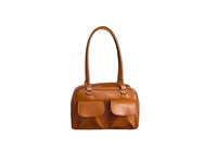 Women Pu Leather Underarm Bag Business Shoulder Bag