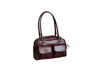 Women Pu Leather Underarm Bag Business Shoulder Bag