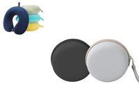 Round U - shaped Pillow Storage Bag with Handle