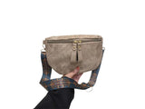 Stylish Hobo PU Leather Satchel Wide Strap Chest Bag