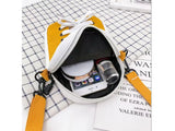 Fashion Patchwork Canvas Shoulder Bag