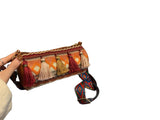 Tassel Ethnic Style Shoulder Bag Embroidery Stripe Crossbody Bag