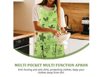 Oxford Cloth Gardening Apron with 14 Pockets and Adjustable Strap