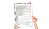 1pc Gardening and 1pc ADHD Cleaning Planner Journal with Monthly Planner Checklist