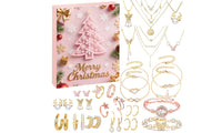 24 Days Christmas Advent Calendar Jewelry Kit