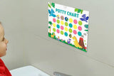 Kids' Potty Training Reward Chart with Reusable Stickers
