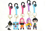 5Pcs K-pop Demon Hunters-Inspired Keychain Pendants