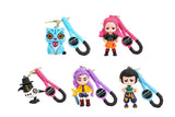 5Pcs K-pop Demon Hunters-Inspired Keychain Pendants