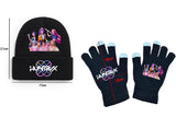 SS_K-pop Demons Hunters Group Printed Knit Hat and Gloves_NOV25_UK