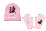 SS_K-pop Demons Hunters Group Printed Knit Hat and Gloves_NOV25_UK