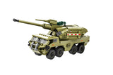 Small Tank Armored Vehicle Model Building Blocks