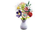 Flower Bouquet Building Blocks Set with Vase