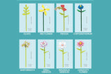 Flower Bouquet Building Blocks Set with Vase