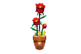 Potted Plants Building Blocks Set DIY Flower Assembly Toy