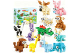 Building Block Assembly Model Set Dinosaur Animal Insect Brick Kit