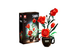 Building Blocks Flowers Bouquet DIY Flower Blocks Set