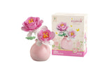 4Pcs Flower Building Blocks Pot Plant Bouquet Set with Vase