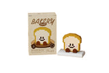 4Pcs Mini Bread Theme Building Blocks Toy Set