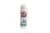 700ML Cartoon Anime Straw Water Bottle With Strap