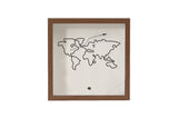 Travel Memory Box Frame Ticket Postcard Banknote Display Case