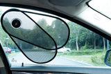 2-In-1 Car Window Sun Shade Mesh Side Window Sun Visor for Glare Reduction