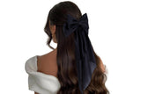 3 Piece Large Bow Ribbon Hair Clip Set for Women Girls