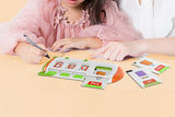 162PCS Phonics Learning Toy Set Flash Cards Speak and Spell Game Montessori Toy
