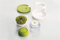 Dish Scrub Brush with Soap Dispenser Palm Scrub Washing Brush Pressing Cleaner