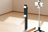 1.7m Extendable Selfie Stick Tripod with Bluetooth Remote and 2 LED Fill Lights