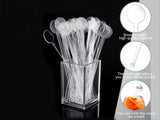80Pcs Plastic Disc Twizzlers Stirrer Sticks