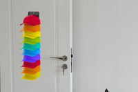 Wall Mount Closet Hat Organizer Rack Holder Built In Spring Clips