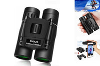 300x25 Folding Binoculars with Phone Holder