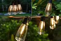 5m 20LEDs Solar String Light Outdoor Dimmable Xmas Wedding Party Patio Lamp