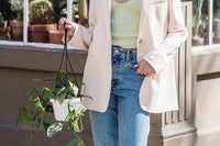 10Pcs Flower Pot Hook Hanging Basket with 3 Prong Hanger
