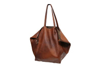 PU Leather Oversized Tote Bag Large Handbag with Internal Cosmetic Bag