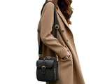 PU Leather Crossbody Bag with Card Slots Small Messenger Bag Shoulder Bag Purse